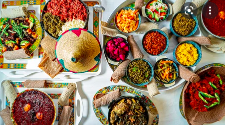 ethiopian traditional food image